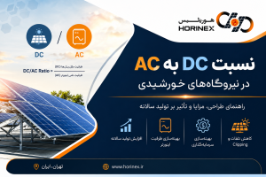 نسبت DC به AC در نیروگاه خورشیدی چیست؟ بررسی فرمول، نسبت‌های مناسب، مزایا و معایب، Clipping، ضریب ظرفیت و تأثیر آن بر تولید سالانه نیروگاه.